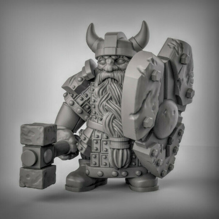 Figurines Nains Duncan Shadow Miniatures – Wargames & Jeu de Rôle – Impression 3D
