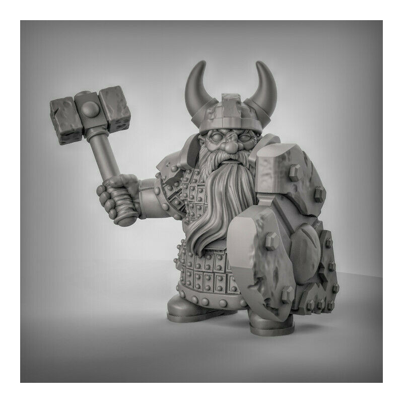 Figurines Nains Duncan Shadow Miniatures – Wargames & Jeu de Rôle – Impression 3D
