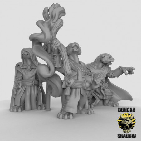 Figurines Anthropomorphes Duncan Shadow – Impression 3D pour Wargames et Jeux de Rôle
