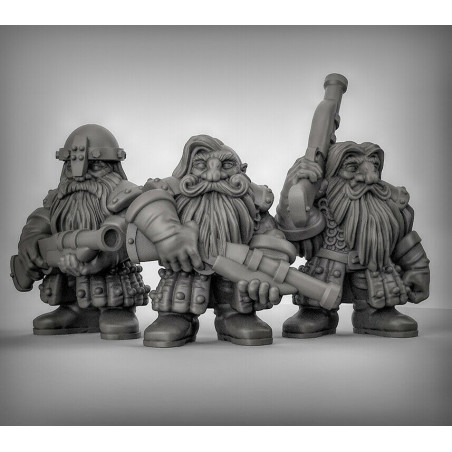 Figurines Nains Duncan Shadow Miniatures – Wargames & Jeu de Rôle – Impression 3D
