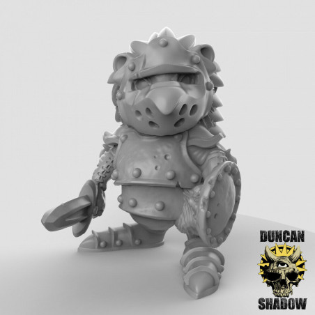 Figurines Anthropomorphes Duncan Shadow – Impression 3D pour Wargames et Jeux de Rôle
