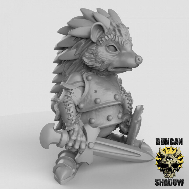 Figurines Anthropomorphes Duncan Shadow – Impression 3D pour Wargames et Jeux de Rôle

