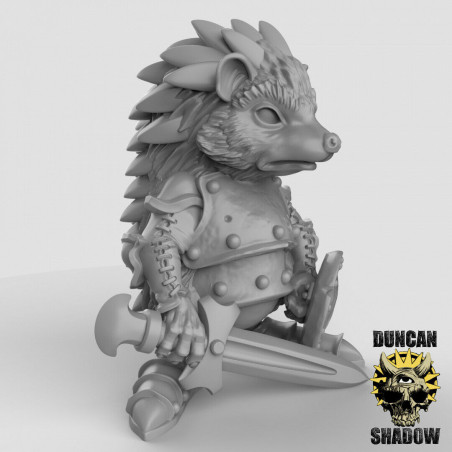 Figurines Anthropomorphes Duncan Shadow – Impression 3D pour Wargames et Jeux de Rôle
