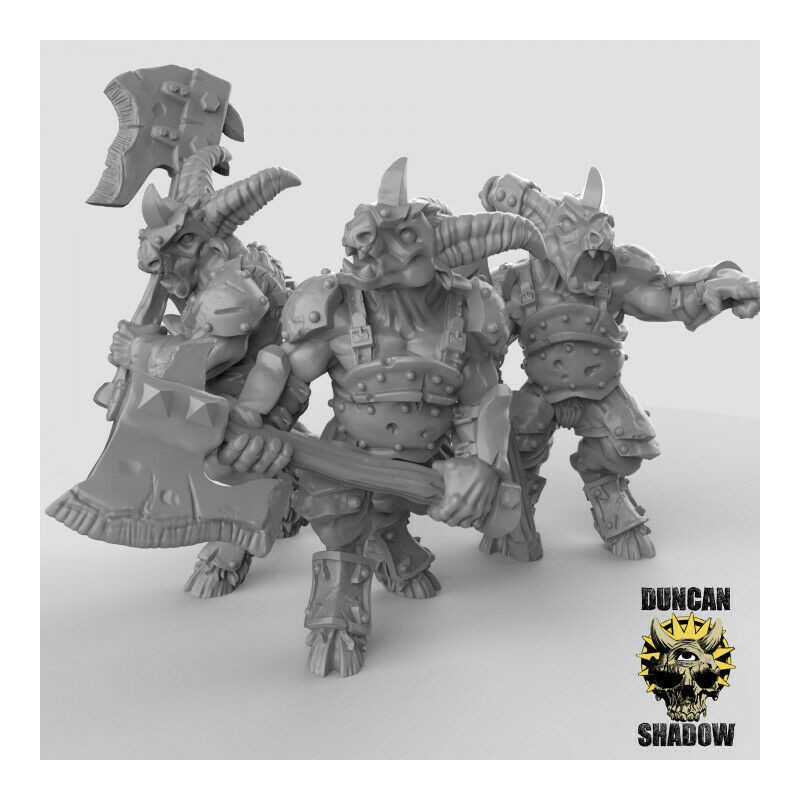 Hommes-Bêtes – Duncan Shadow Miniatures – Figurines 3D pour Wargames et Jeux de Rôle
