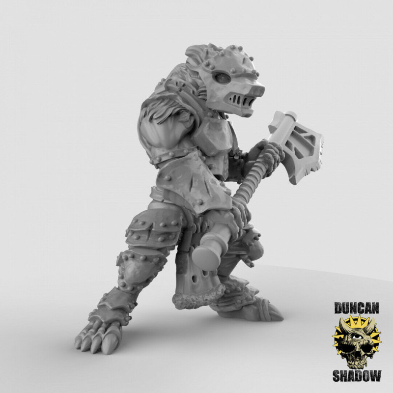 Figurines Anthropomorphes Duncan Shadow – Impression 3D pour Wargames et Jeux de Rôle
