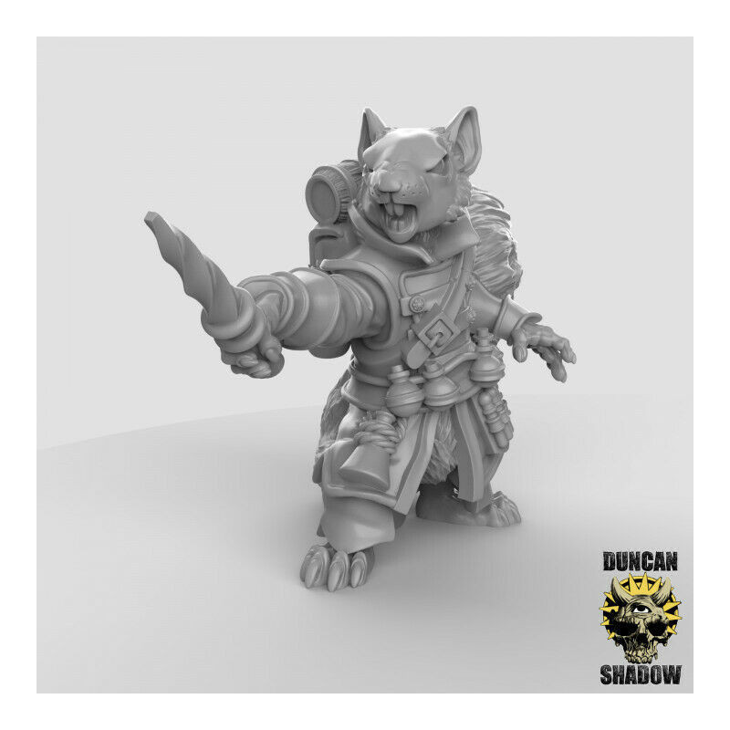 Figurines Anthropomorphes Duncan Shadow – Impression 3D pour Wargames et Jeux de Rôle
