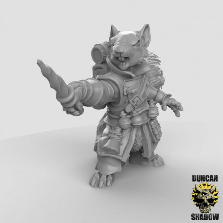 Figurines Anthropomorphes Duncan Shadow – Impression 3D pour Wargames et Jeux de Rôle
