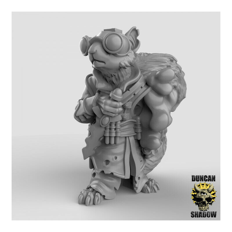 Figurines Anthropomorphes Duncan Shadow – Impression 3D pour Wargames et Jeux de Rôle
