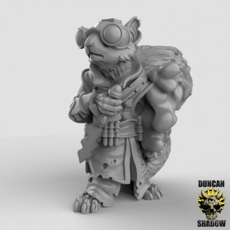 Figurines Anthropomorphes Duncan Shadow – Impression 3D pour Wargames et Jeux de Rôle
