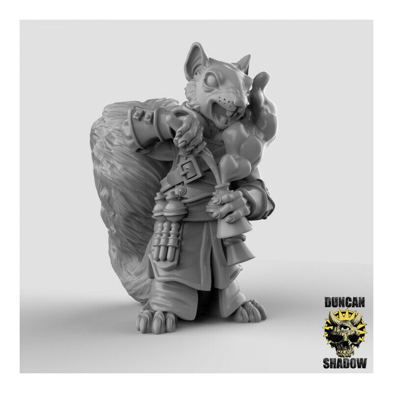 Figurines Anthropomorphes Duncan Shadow – Impression 3D pour Wargames et Jeux de Rôle
