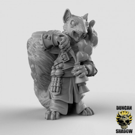 Figurines Anthropomorphes Duncan Shadow – Impression 3D pour Wargames et Jeux de Rôle
