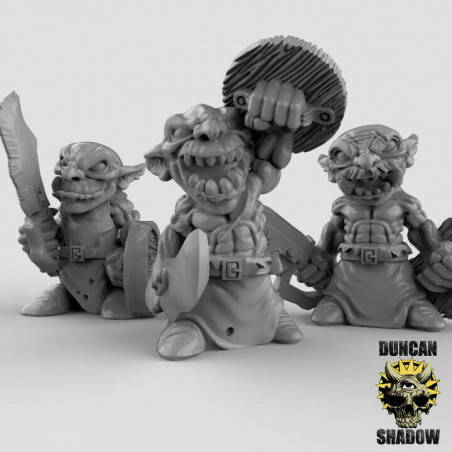 Orques & Gobelins – Duncan Shadow Miniatures – Figurines 3D pour Wargames & Jeux de Rôle
