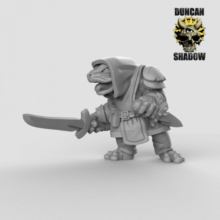 Figurines Anthropomorphes Duncan Shadow – Impression 3D pour Wargames et Jeux de Rôle
