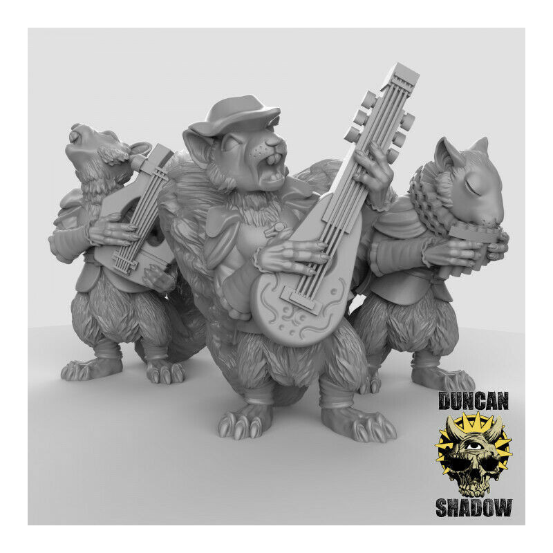 Figurines Anthropomorphes Duncan Shadow – Impression 3D pour Wargames et Jeux de Rôle
