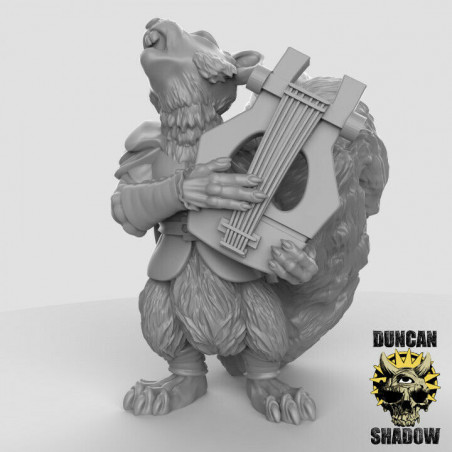 Figurines Anthropomorphes Duncan Shadow – Impression 3D pour Wargames et Jeux de Rôle
