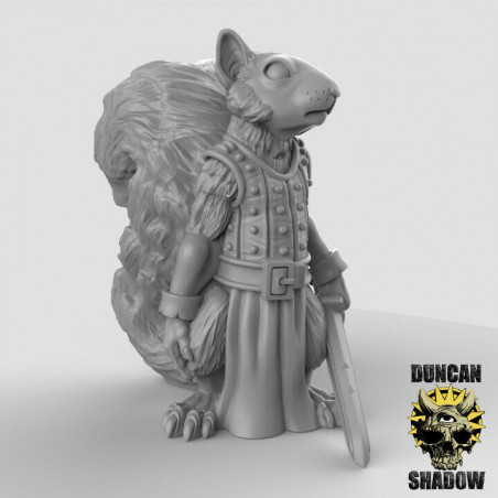 Figurines Anthropomorphes Duncan Shadow – Impression 3D pour Wargames et Jeux de Rôle
