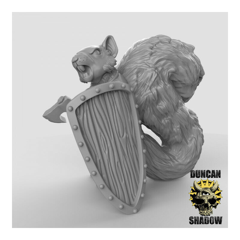 Figurines Anthropomorphes Duncan Shadow – Impression 3D pour Wargames et Jeux de Rôle
