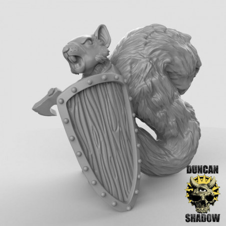 Figurines Anthropomorphes Duncan Shadow – Impression 3D pour Wargames et Jeux de Rôle
