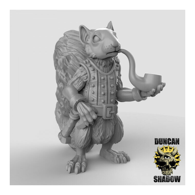 Figurines Anthropomorphes Duncan Shadow – Impression 3D pour Wargames et Jeux de Rôle
