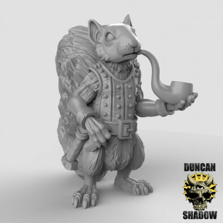 Figurines Anthropomorphes Duncan Shadow – Impression 3D pour Wargames et Jeux de Rôle
