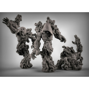 Impression 3D figurines jeux de rôle D&D, Saga, 9th Age, Esprits / fantôme