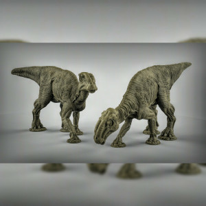 Impression 3D figurines jeux de rôle D&D, Saga, 9th Age, Dino Edmontosaurus