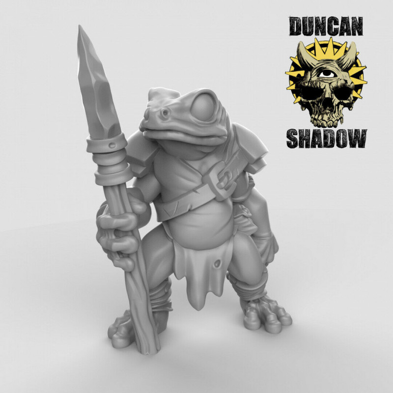 Figurines Anthropomorphes Duncan Shadow – Impression 3D pour Wargames et Jeux de Rôle
