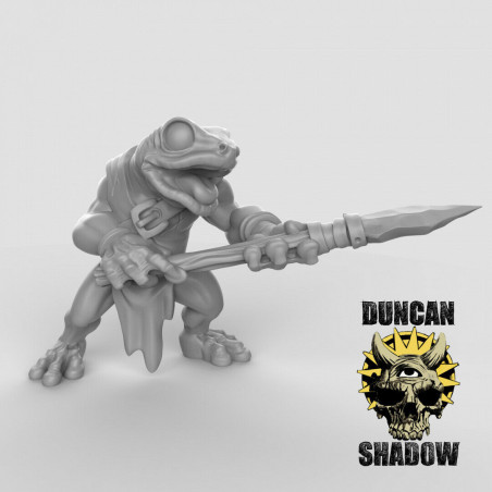 Figurines Anthropomorphes Duncan Shadow – Impression 3D pour Wargames et Jeux de Rôle
