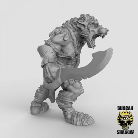 Figurines Anthropomorphes Duncan Shadow – Impression 3D pour Wargames et Jeux de Rôle
