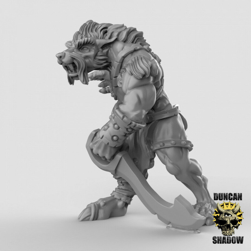 Figurines Anthropomorphes Duncan Shadow – Impression 3D pour Wargames et Jeux de Rôle
