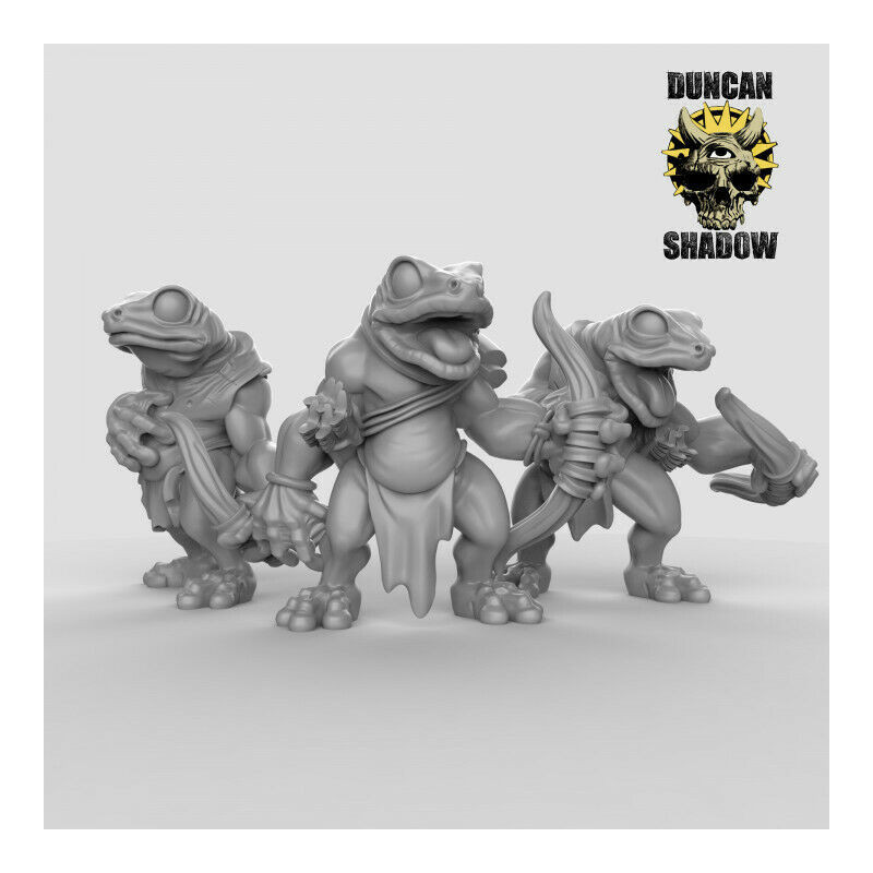 Figurines Anthropomorphes Duncan Shadow – Impression 3D pour Wargames et Jeux de Rôle

