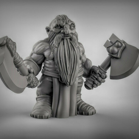 Figurines Nains Duncan Shadow Miniatures – Wargames & Jeu de Rôle – Impression 3D
