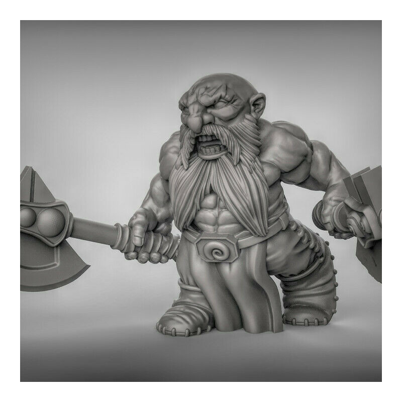Figurines Nains Duncan Shadow Miniatures – Wargames & Jeu de Rôle – Impression 3D
