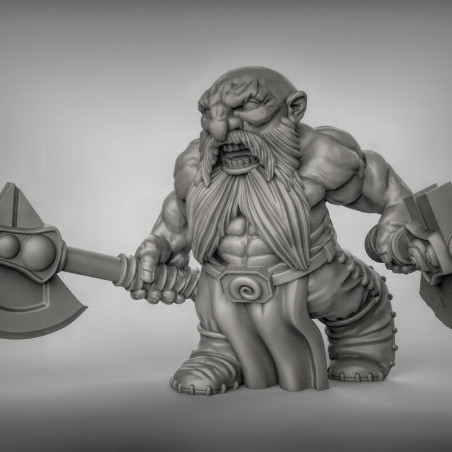 Figurines Nains Duncan Shadow Miniatures – Wargames & Jeu de Rôle – Impression 3D
