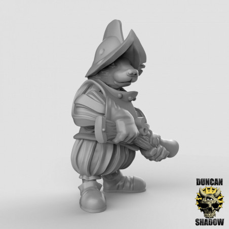 Figurines Anthropomorphes Duncan Shadow – Impression 3D pour Wargames et Jeux de Rôle
