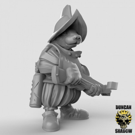 Figurines Anthropomorphes Duncan Shadow – Impression 3D pour Wargames et Jeux de Rôle
