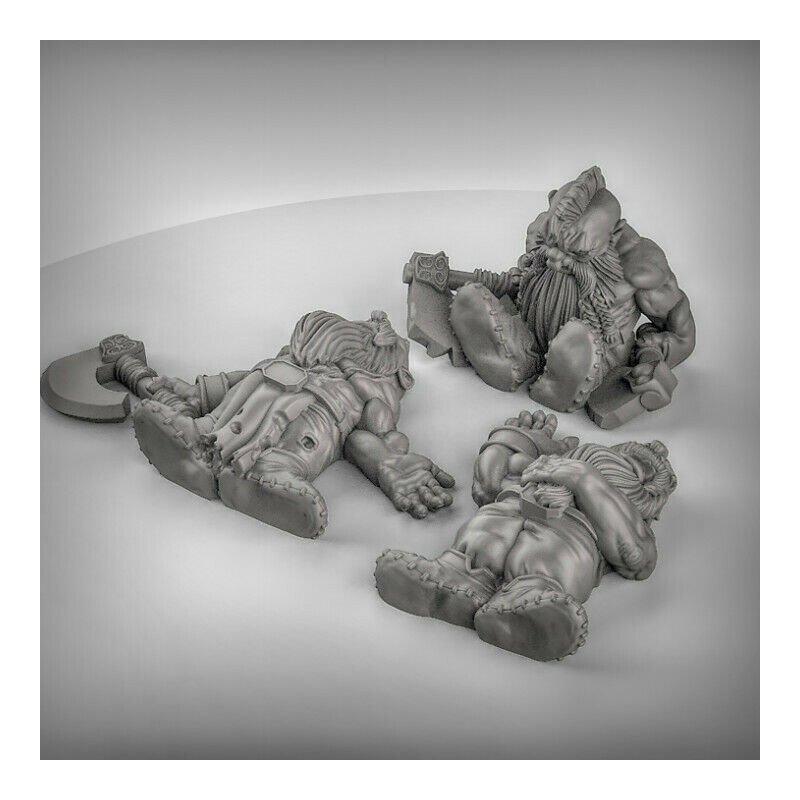 Figurines Nains Duncan Shadow Miniatures – Wargames & Jeu de Rôle – Impression 3D
