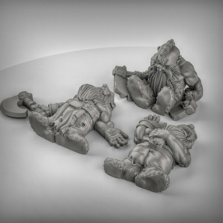 Figurines Nains Duncan Shadow Miniatures – Wargames & Jeu de Rôle – Impression 3D
