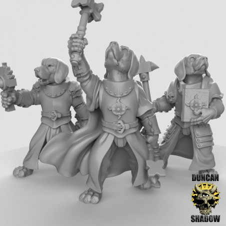 Figurines Anthropomorphes Duncan Shadow – Impression 3D pour Wargames et Jeux de Rôle
