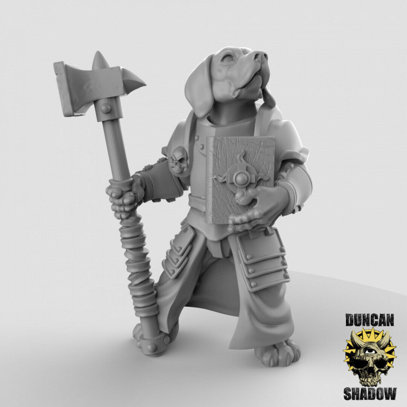 Figurines Anthropomorphes Duncan Shadow – Impression 3D pour Wargames et Jeux de Rôle

