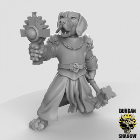 Figurines Anthropomorphes Duncan Shadow – Impression 3D pour Wargames et Jeux de Rôle
