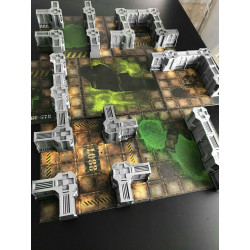 Kit de décors 3D pour plateau de jeu (non peint)