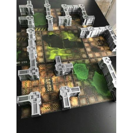 Kit de décors 3D pour plateau de jeu (non peint)