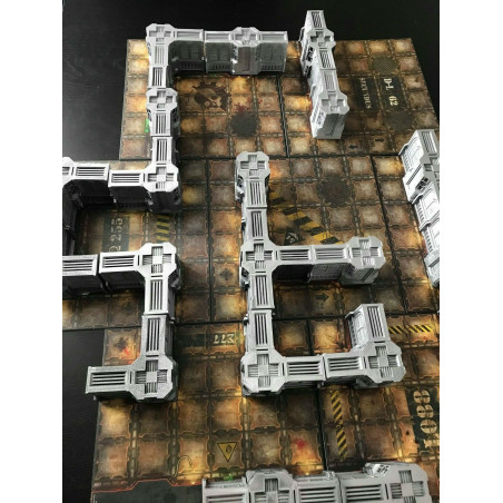 Kit de décors 3D pour plateau de jeu (non peint)