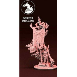 Forest Dragonimpréssion 3d--Undead-Grande banniere 1-Morts vivants-Echelle 15mm