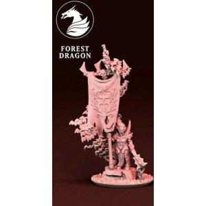 Forest Dragonimpréssion 3d--Undead-Grande banniere 1-Morts vivants-Echelle 15mm