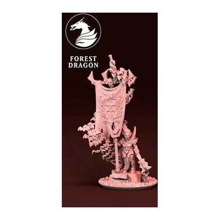 Forest Dragonimpréssion 3d--Undead-Grande banniere 2-Morts vivants-Echelle 15mm