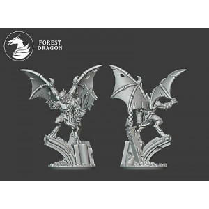 Forest Dragon impréssion 3d--Undead--Morts vivants-Vampire ailes Echelle 15mm