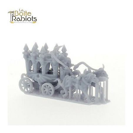 Forest Dragon impréssion 3d--Undead- Carosse noir  Echelle 15mm