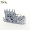 Forest Dragon impréssion 3d--Undead- Carosse noir  Echelle 15mm